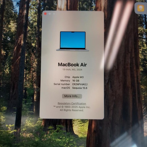 MacBook Air 2024 (M3) - 13 inch - 512 GB, Starlight, 16 GB, Apple M3, 10-core GPU