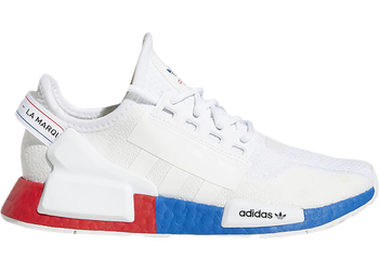 adidas NMD R1 V2 White Red Blue (GS) for sale