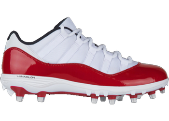 Jordan 11 Retro Low Cleat White Red for sale