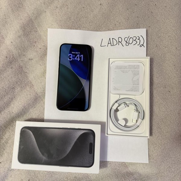 Apple iPhone 15 Pro - Verizon, 256 GB, Black, A2848