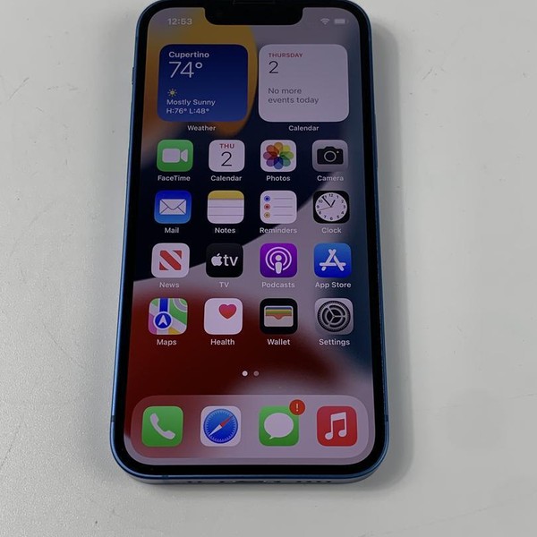 Apple iPhone 13 Mini - Unlocked Non-US, 128 GB, Blue, A2628