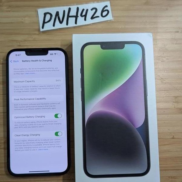 Apple iPhone 14 - Unlocked, 128 GB, Midnight, A2649