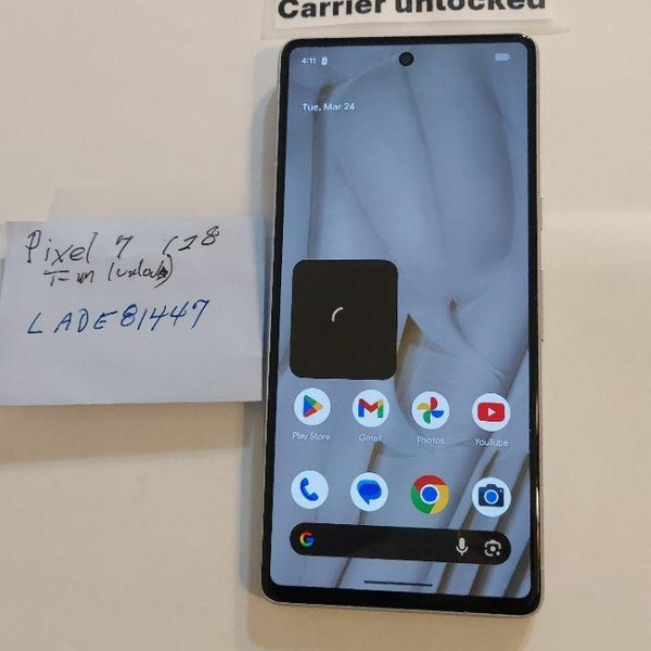 Google Pixel 7 - T-Mobile, 128 GB, Snow, 8 GB, GVU6C, Sub-6 5G