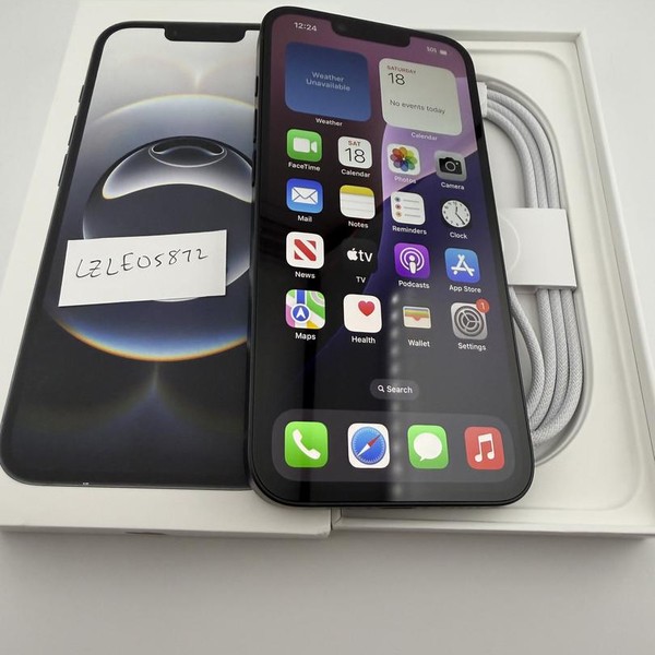 Apple iPhone 16e - Unlocked, 128 GB, Black, A3212