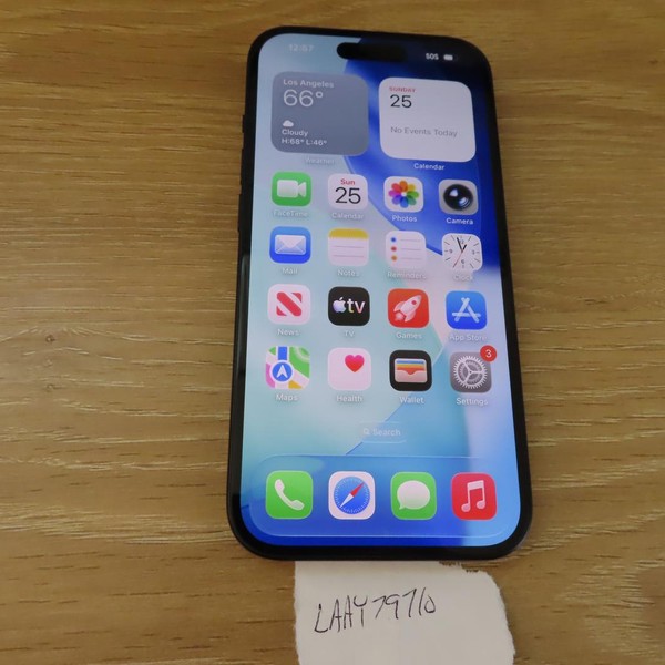 Apple iPhone 15 - T-Mobile, 128 GB, Black, A2846