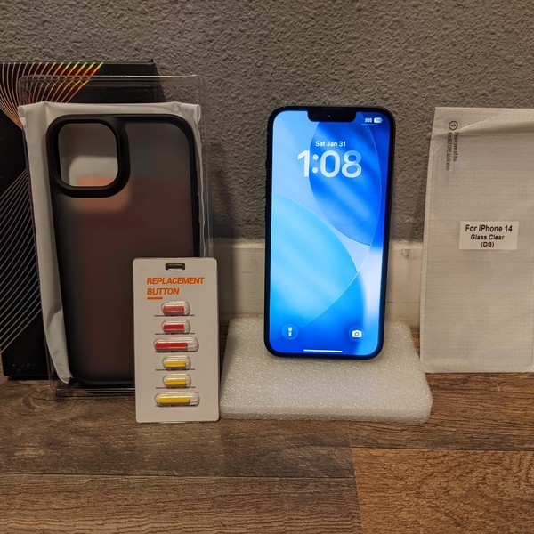 Apple iPhone 14 - Unlocked, 128 GB, Midnight, A2649