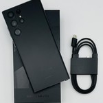 Mint Samsung Galaxy S22 Ultra - Unlocked, 256 GB, Black, 12 GB, SM-S908U1