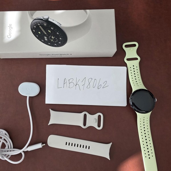 Google Pixel Watch 4 - Unlocked, Silver, 45mm, LTE