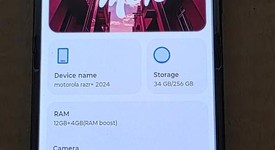 Good
													Motorola Razr Plus (2024) - Unlocked, Navy Blue, 256 GB, 12 GB, photo 3 of 10