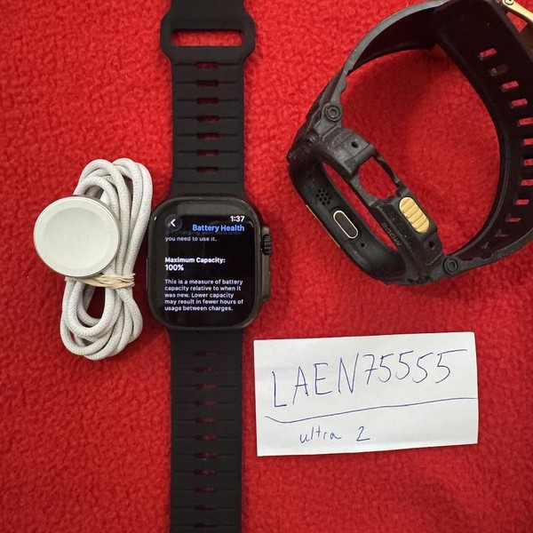 Apple Watch Ultra 2 49mm - Unlocked, Black, A2986