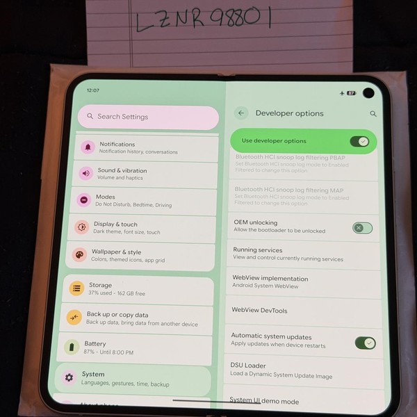 Google Pixel 10 Pro Fold - Unlocked, 256 GB, Jade, GU0NP