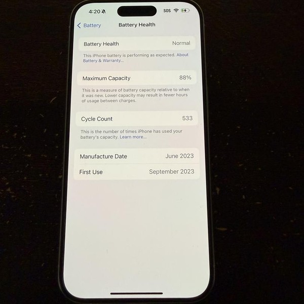 Apple iPhone 15 Pro - Unlocked, 128 GB, White, A2848