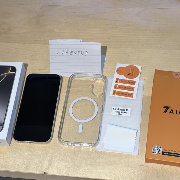 Apple iPhone 16 - Unlocked, 128 GB, White, A3081