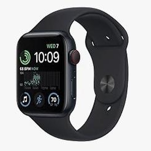 Apple Watch SE 2nd Gen 44mm - Midnight, A2723 - GPS, Aluminum