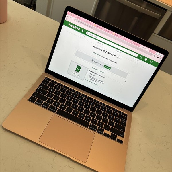MacBook Air 2020 - 13 inch - 512 GB, Gold, 8 GB, Intel Core i5