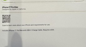 New
													Apple iPhone 17 Pro Max - Unlocked, Deep Blue, 256 GB, A3257, photo 5 of 5