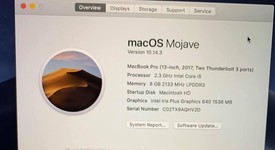 Mint
													MacBook Pro 2017 (No Touch Bar) - 13" - Silver, 256 GB, 8 GB, photo 1 of 4