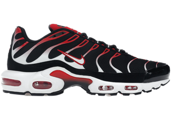 Nike Air Max Plus Black White University Red (2022) for sale