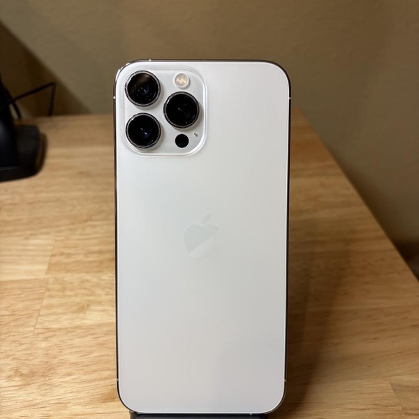 Apple iPhone 13 Pro Max - Unlocked, 128 GB, Silver, A2484