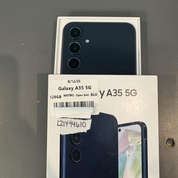 Samsung Galaxy A35 5G - Metro by T-Mobile, 128 GB, Navy Blue, 6 GB
