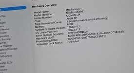 Good
													MacBook Air 2020 - 13" - Apple M1, Gray, 256 GB, 8 GB, photo 4 of 9