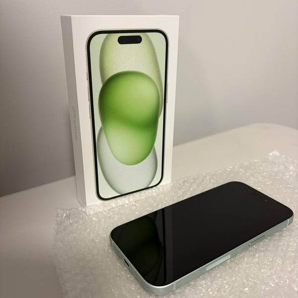Apple iPhone 15 - Unlocked, 128 GB, Green, A2846