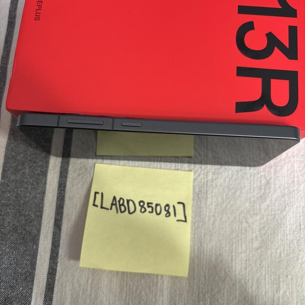 OnePlus 13R - Unlocked, 256 GB, Nebula Noir, 12 GB