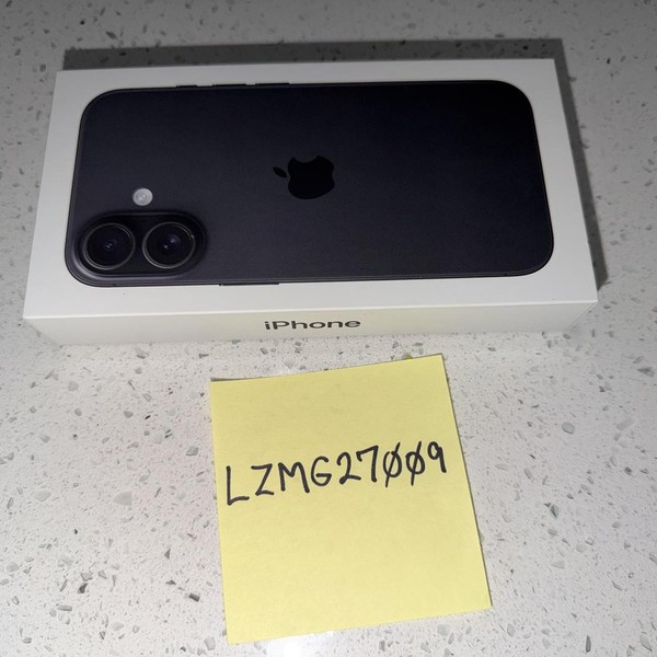 Apple iPhone 16 - Unlocked, 128 GB, Black, A3081