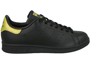 adidas Stan Smith Black Metallic Gold (Youth) for sale