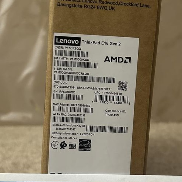 Lenovo ThinkPad Laptop