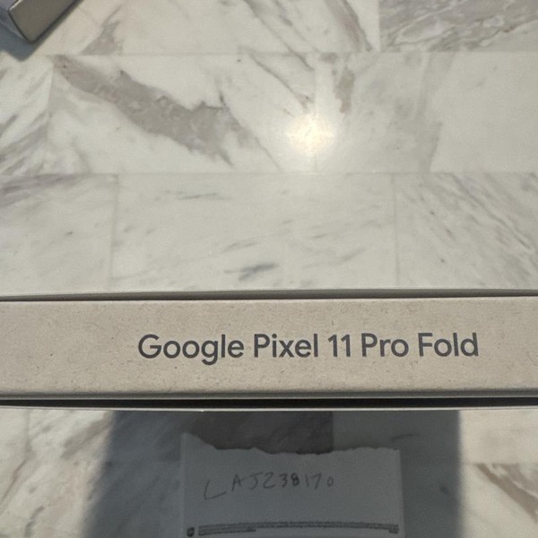 Google Pixel 11 Pro Fold - Unlocked, 256 GB, Obsidian, 16 GB, GZDQ6