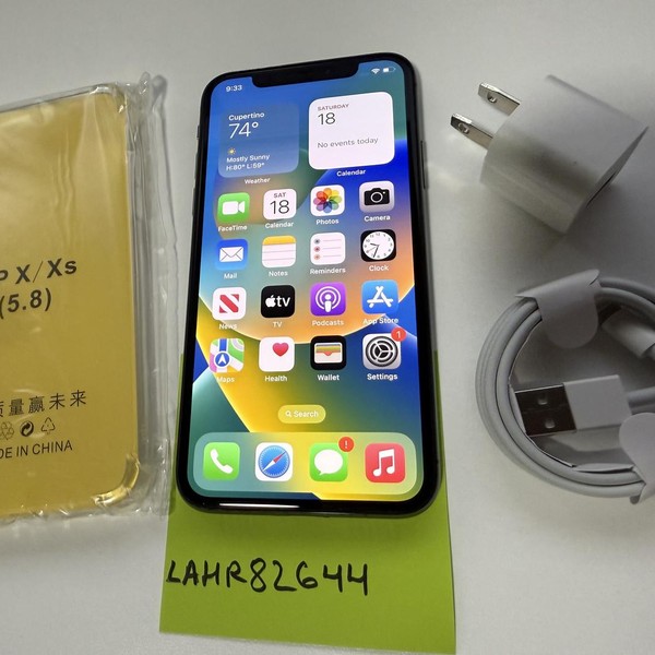 Apple iPhone X - Unlocked, 64 GB, Gray, A1865