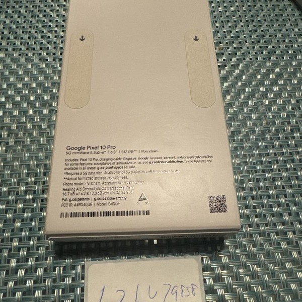 Google Pixel 10 Pro - Unlocked, 512 GB, Porcelain, G4QUR