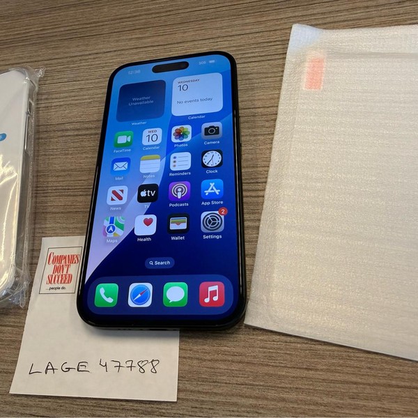 Apple iPhone 15 - Unlocked, 128 GB, Black, A2846