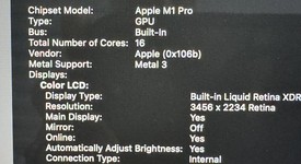 Mint
													MacBook Pro 2021 - 16" - Apple M1 Pro 10-core, Gray, 512 GB, 32 GB, photo 4 of 8