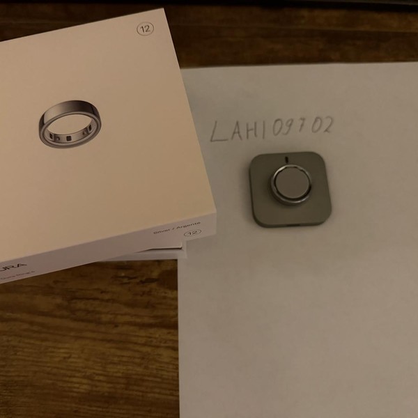 Oura Ring Gen 4 - Silver, Size 12
