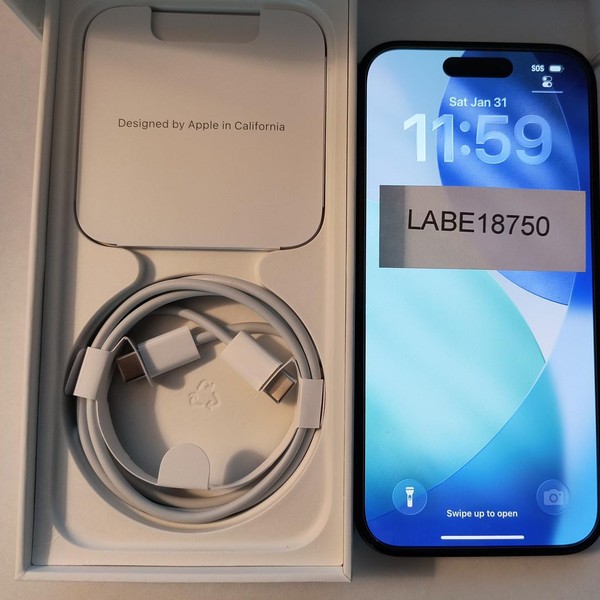 Apple iPhone 15 - Unlocked, Black, 128 GB, A2846