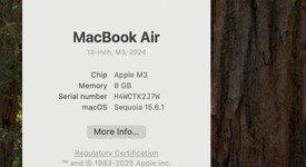 Good
													MacBook Air 2024 (M3) - 13" - Apple M3, Midnight, 256 GB, 8 GB, 8-core GPU, photo 1 of 12