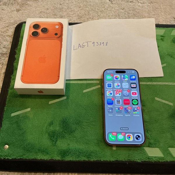 Apple iPhone 17 Pro - Unlocked, 256 GB, Cosmic Orange, A3256