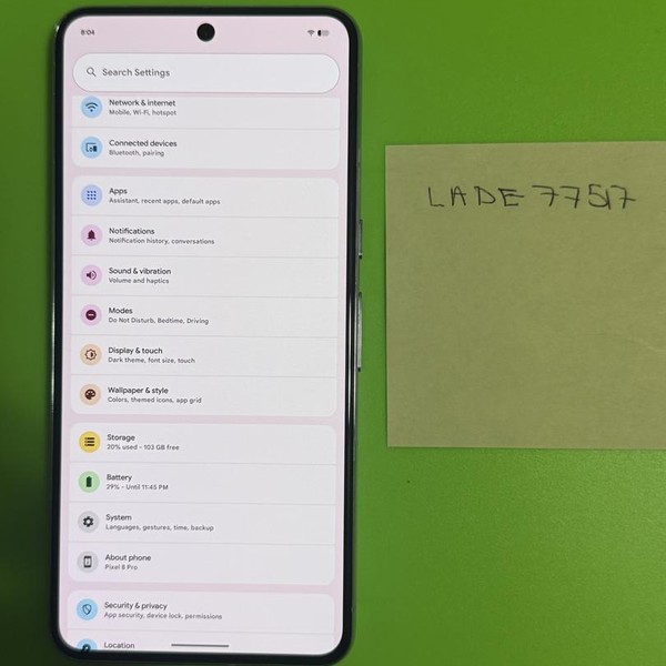 Google Pixel 8 Pro - T-Mobile, 128 GB, Bay, 12 GB, G1MNW, mmWave 5G