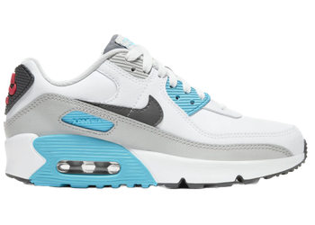 Nike Air Max 90 Leather White Chlorine Blue (GS) for sale