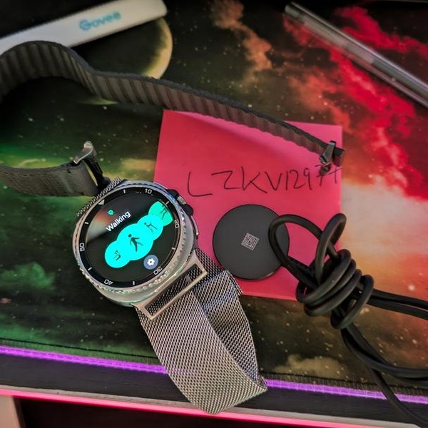 Samsung Galaxy Watch8 Classic - Unlocked, White, SM-L505, 46mm