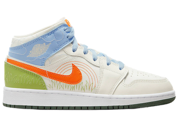 Jordan 1 Mid SE Stitch (GS) for sale