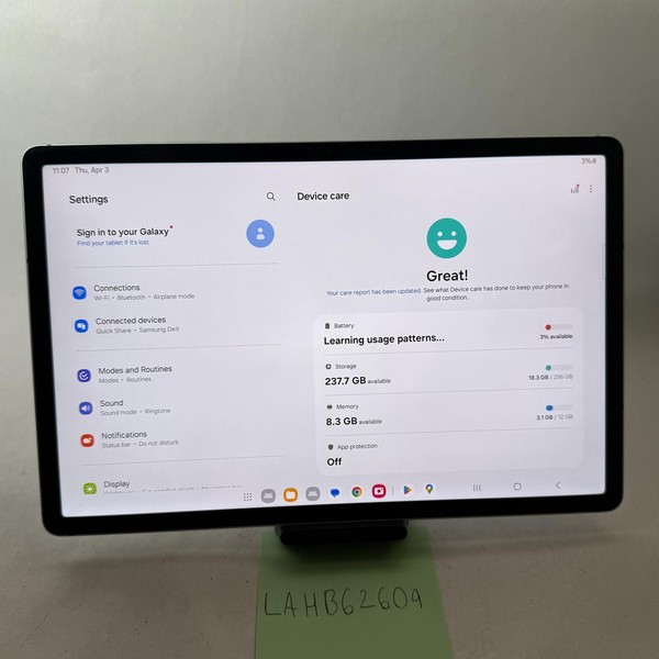 Samsung Galaxy Tab S9 Plus FE - Wi-Fi, 256 GB, Mint, 12 GB