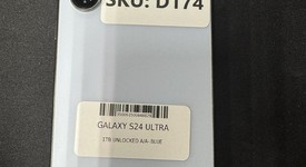 Good
													Samsung Galaxy S24 Ultra - Unlocked, Blue, 1 TB, 12 GB, SM-S928U1, photo 1 of 6