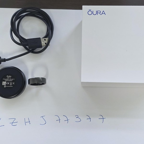 Oura Ring Gen 3 - Black, Size 10, Horizon