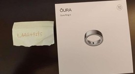New
													Oura Ring Gen 4 - Silver, Size 10, photo 1 of 5