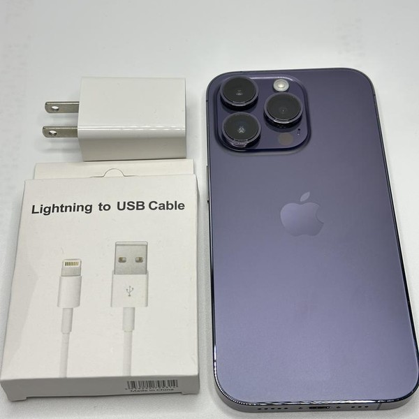 Apple iPhone 14 Pro - Unlocked, 128 GB, Purple, A2650