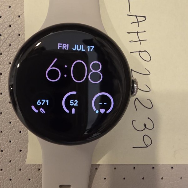 Google Pixel Watch 3 - Wi-Fi, Silver, 41mm, Wi-Fi