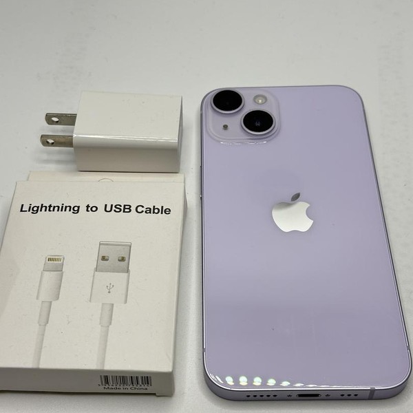 Apple iPhone 14 - Unlocked, 128GB, Purple, A2649 - LAGL35063 - Swappa